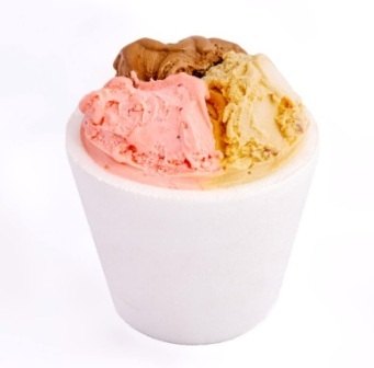 ***HELADO 360 CC AZUL O ROSA  TACITA 1/4  360CC  POTE TERMICO